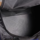 Сумка спортивная, отдел на молнии, 2 наружных кармана, цвет чёрный/синий - Фото 3