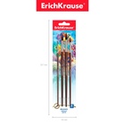 Набор кистей Пони 4 штуки Erich Krause, круглые № 2, 4, 6, 8, в блистере - Фото 11