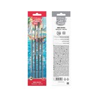 Набор кистей Пони 4 штуки Erich Krause, круглые № 2, 4, 6, 8, в блистере - Фото 4