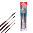 Набор кистей Пони 4 штуки Erich Krause, круглые № 2, 4, 6, 8, в блистере - Фото 5