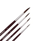 Набор кистей Пони 4 штуки Erich Krause, круглые № 2, 4, 6, 8, в блистере - Фото 6