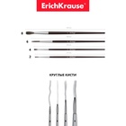 Набор кистей Пони 4 штуки Erich Krause, круглые № 2, 4, 6, 8, в блистере - Фото 10