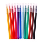 Фломастеры 12 цветов BIC Kids Visa, детские, смываемые, тонкое письмо - Фото 7