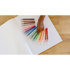 Фломастеры 12 цветов BIC Kids Visa, детские, смываемые, тонкое письмо - Фото 12