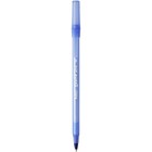 Ручка шариковая, автоматическая, BIC Round Stic Clic, узел 1.0 мм, чернила синие, среднее письмо, синий корпус - Фото 3