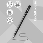 Ручка гелевая ErichKrause G-Soft, с покрытием Soft Touch, узел 0.38 мм, чернила чёрные, длина линии письма 600 метров - Фото 14