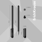 Ручка гелевая ErichKrause G-Soft, с покрытием Soft Touch, узел 0.38 мм, чернила чёрные, длина линии письма 600 метров - Фото 7