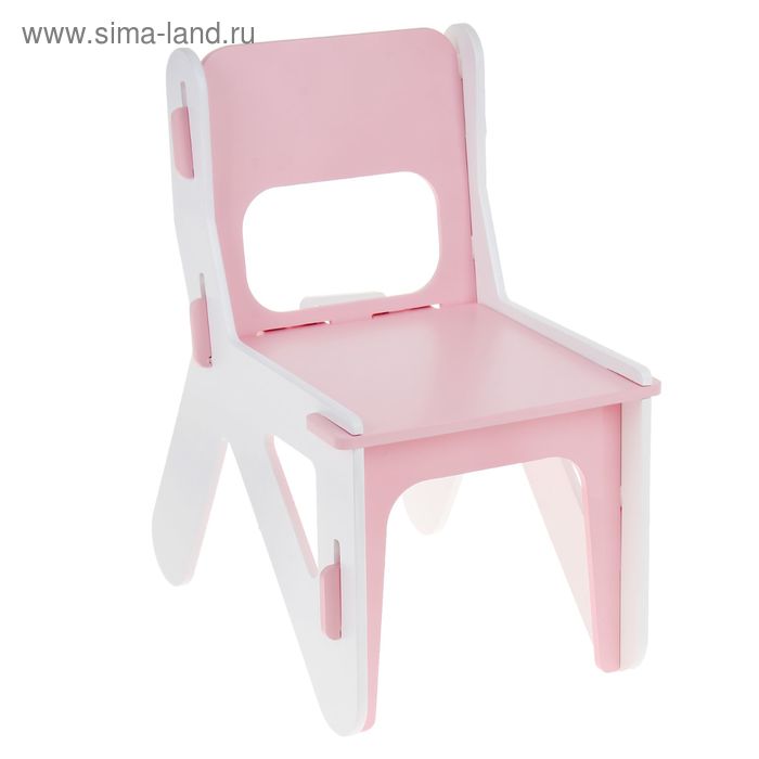 Детский стул ДШ №1, цвет розовый - Фото 1