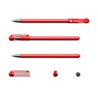 Ручка гелевая ErichKrause G-Soft, чернила красные, узел 0.38 мм, длина линии письма 500 метров - Фото 4