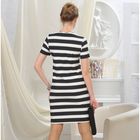 Платье женское женское в полоску, размер 48, рост 164 см, цвет чёрно-белый - Фото 4
