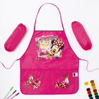 Набор для девочек "Рукодельница", Минни Маус, фартук 45 х 49 см и нарукавники - Фото 1