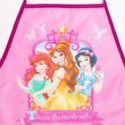 Набор для девочек "Твори волшебство!", Принцессы, фартук 45 х 49 см и нарукавники - Фото 2