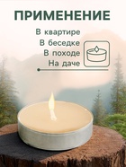 Набор свечей ароматических чайных, антимоскитные, 12 г, 6 шт. - Фото 2