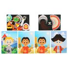 Аппликация-игра с наклейками "Мальчики", 3 картинки - Фото 2