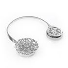 Подхват для штор на пружинной петле "Диана", d=7cм, под серебро - Фото 1