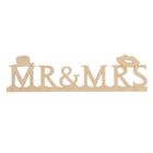 Деревянная заготовка "Mr&Ms" 10х39,5х0,3 см - Фото 2