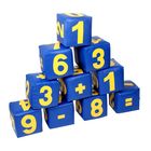 Набор мягких кубиков «Цифры», 10 элементов, МИКС - фото 4555903