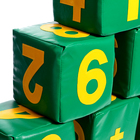Набор мягких кубиков «Цифры», 10 элементов, МИКС - фото 4555905