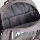 Рюкзак молодёжный на молнии, 2 отдела, 1 наружный и 2 боковых кармана, цвет тёмный хаки - Фото 5