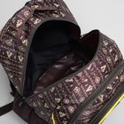 Рюкзак молодёжный на молнии, цвет коричневый - Фото 5