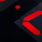 УЦЕНКА Часы-будильник настенные электронные календарь, красные цифры, 45,5х21,5х3 см - фото 14957894