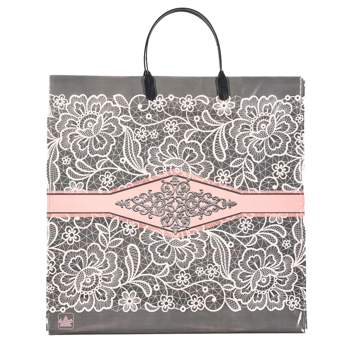 Пакет «Ницца», полиэтиленовый с пластиковой ручкой, 36×37 см, 110 мкм - Фото 1