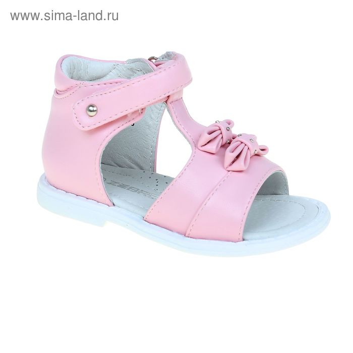 Туфли открытые малодетские Зебра, цвет розовый, размер 20 (арт. 10382-9) - Фото 1