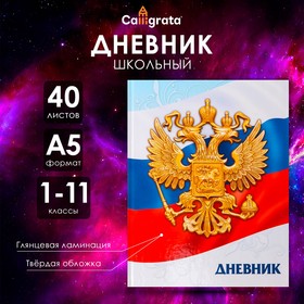 Дневник универсальный для 1-11 классов, "Символика-5", твердая обложка 7БЦ, глянцевая ламинация, 40 листов 1309323