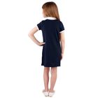 Платье для девочки "Маки", рост 122 см (62), цвет тёмно-синий/белый (арт. ДПК148804) - Фото 2