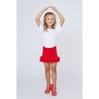 Юбка для девочки "Маки", рост 128 см (64), цвет красный - Фото 3