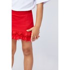 Юбка для девочки "Маки", рост 128 см (64), цвет красный - Фото 6
