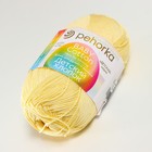 Пряжа для вязания спицами, крючком «Пехорский текстиль. Детский хлопок», 100% мерсеризованный хлопок, 330 м/100 г, (64 св. лимон) - Фото 3