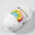 Пряжа для вязания спицами, крючком «Пехорский текстиль. Детский хлопок», 100% мерсеризованный хлопок, 330 м/100 г, (01 белый) - Фото 3