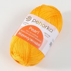 Пряжа для вязания спицами, крючком «Пехорский текстиль. Жемчужная», 50% хлопок, 50% вискоза, 425 м/100 г, (12 желток) - Фото 3