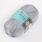Пряжа для вязания спицами, крючком «Пехорский текстиль. Летняя», 100% мерсеризованный хлопок, 330 м/100 г, (08 св. серый) - Фото 3