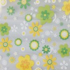 Коврик противоскользящий Доляна «Жёлтые цветы», 30×150 см - Фото 3