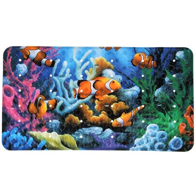 SPA-коврик для ванны на присосках «Подводный мир», 70×38 см, цвет МИКС