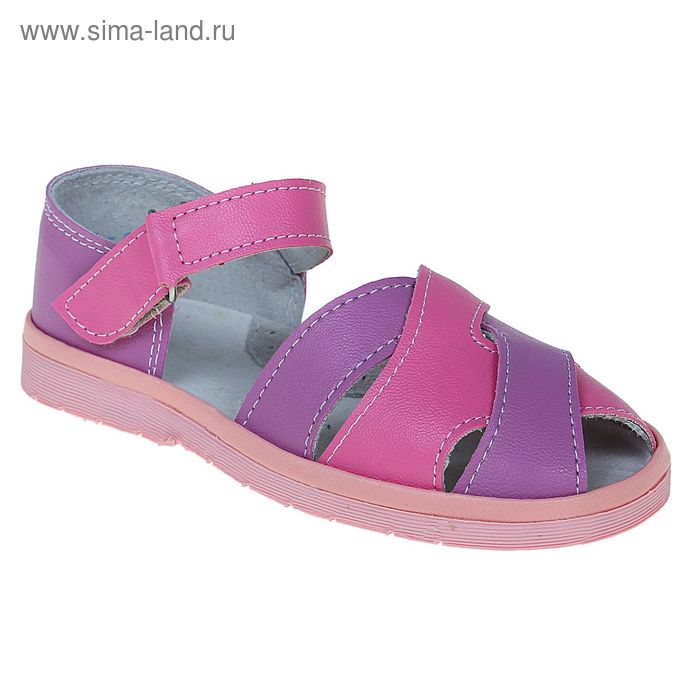 Туфли дошкольные ИК арт.3171, сиренево-розовый, размер 30 - Фото 1