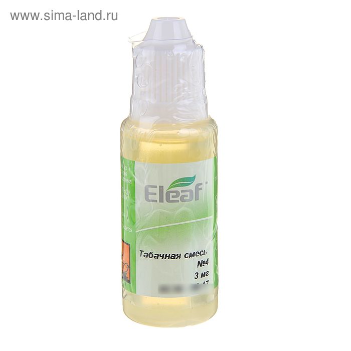 Жидкость для многоразовых ЭИ Eleaf, табачная смесь №4, 3 мг, 20 мл - Фото 1