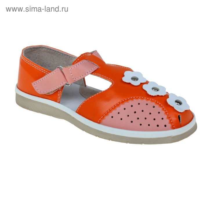 Туфли дошкольные ИК арт.3213, оранжевый, размер 31 - Фото 1