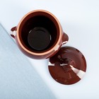 Горшки для запекания Борисовская керамика «Классика», 500 мл, набор 4 шт., коричневые - Фото 4