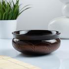 Тарелка глубокая Борисовская керамика «Старина», 500 мл, 14×6 см, коричневая - Фото 1