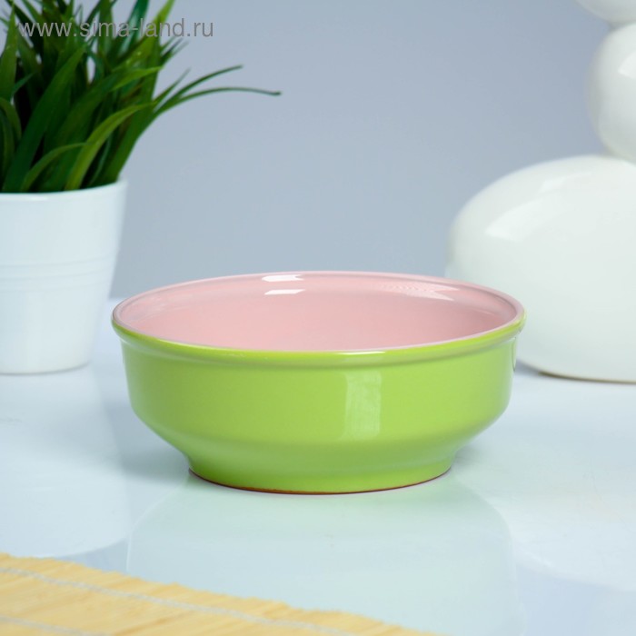 Миска "Русская" малая 0,5л радуга МИКС - Фото 1