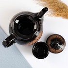 Чайник заварочный Борисовская керамика «Уют», с вкладышем, 1 л, 14×15.5 см, коричневый - Фото 4