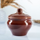 Горшки для запекания Борисовская керамика «Классика», 350 мл, набор 4 шт., коричневые - Фото 2