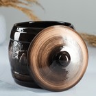 Бочонок для мёда Борисовская керамика «Старина», 1.2 л, 14×16 см, коричневый - Фото 2