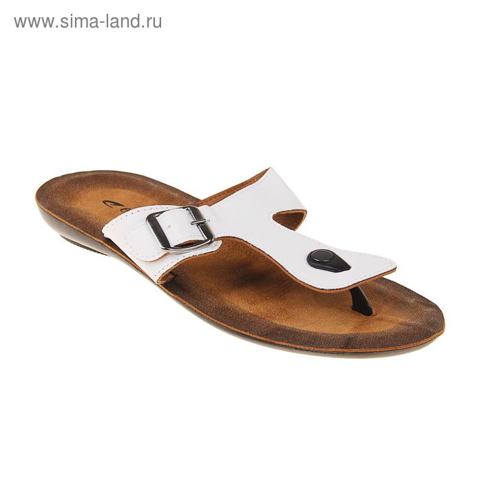 Туфли летние мужские открытые, цвет белый, размер 43 (арт. 143025-2 EМ) - Фото 1
