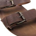 Туфли летние мужские открытые, цвет коричневый, размер 41 (арт. 143-424 EМ) - Фото 7