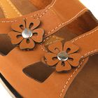 Туфли летние женские открытые, цвет коричневый, размер 39 (арт. 143-450 EW) - Фото 7
