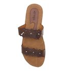 Туфли летние женские открытые, цвет коричневый, размер 39 (арт. 143-487 EW) - Фото 5